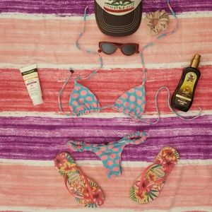SOLD - Polka dot bikini